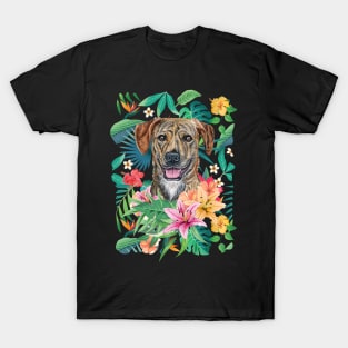 Tropical Plott Hound T-Shirt